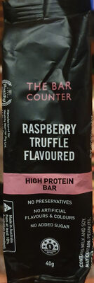 Calories in The Bar Counter Raspberry Truffle Flavoured
